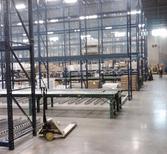 Conveyor and Pallet Flow Installation  Rack Netting Install 